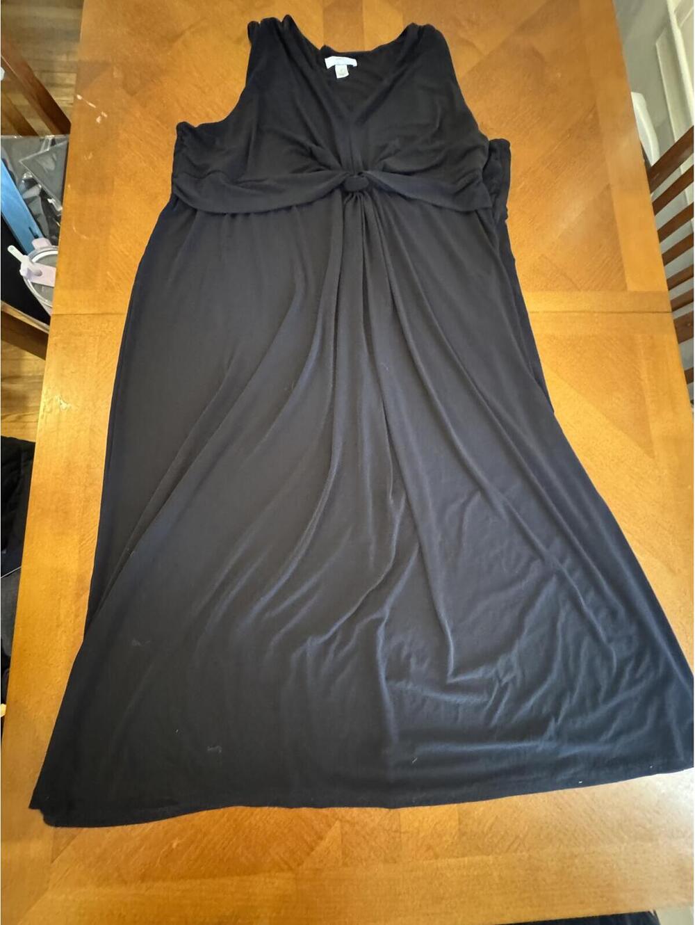 CJ Banks Black Sleeveless Dress Size 3X